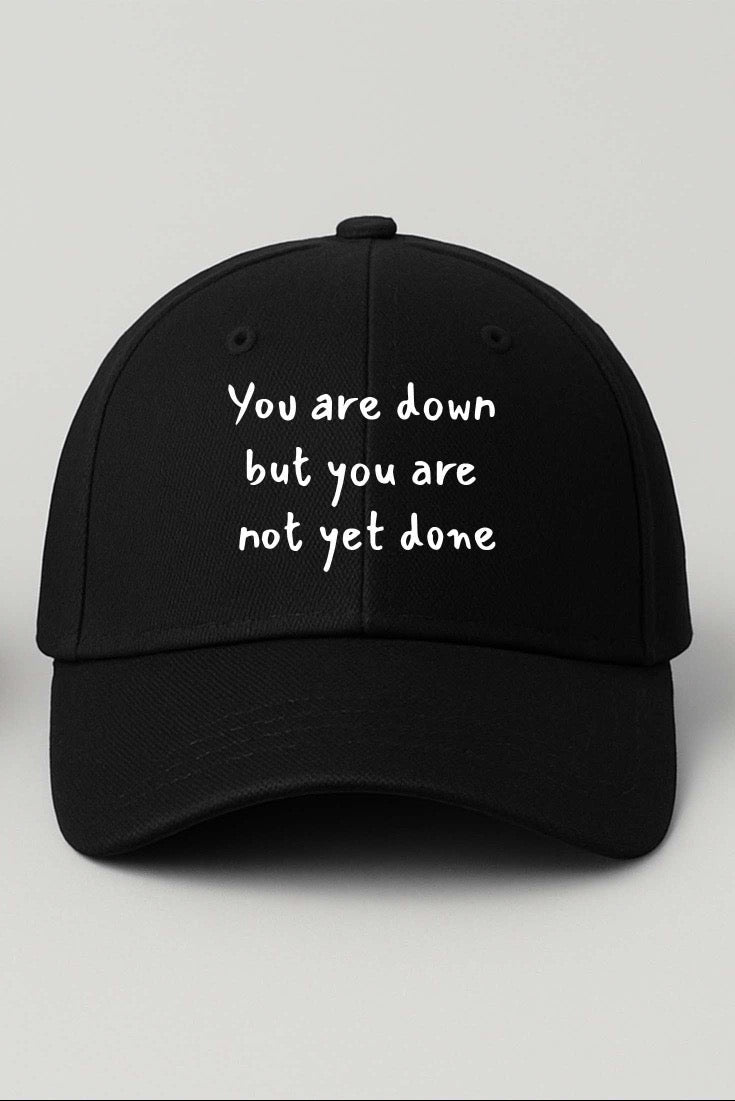 "Wear your faith" Black Cap