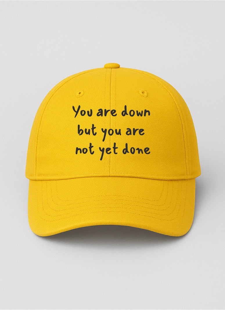 "Wear your faith" Yellow Cap