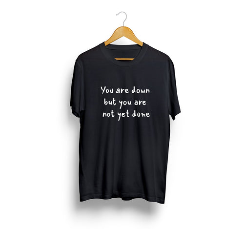 "Wear your faith" Black Tee